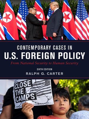 cover image of Contemporary Cases in U.S. Foreign Policy